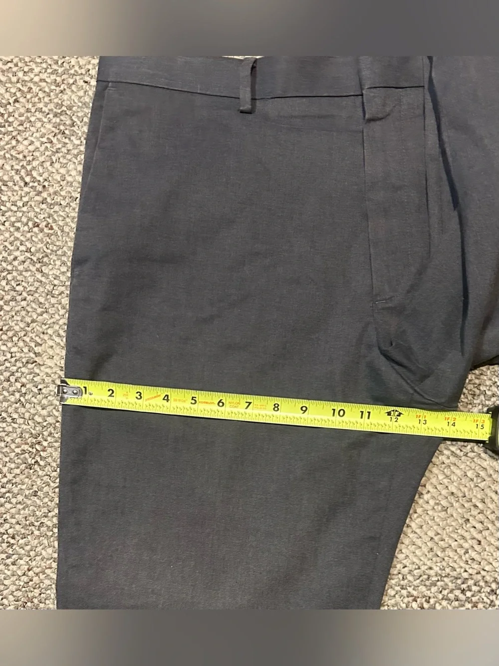 Banana Republic Men's Gray Dress Pants, Size 36x33 Standard Fit